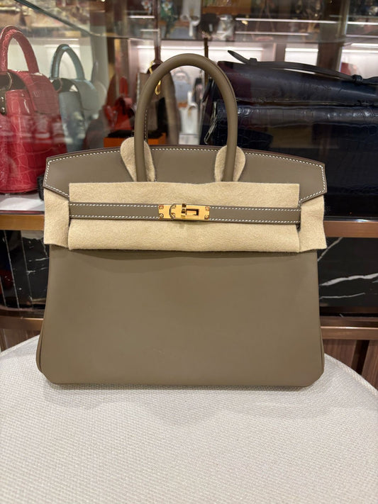 Hermes Birkin 25 
Etoupe
GHW
Swift
W (2024)
New