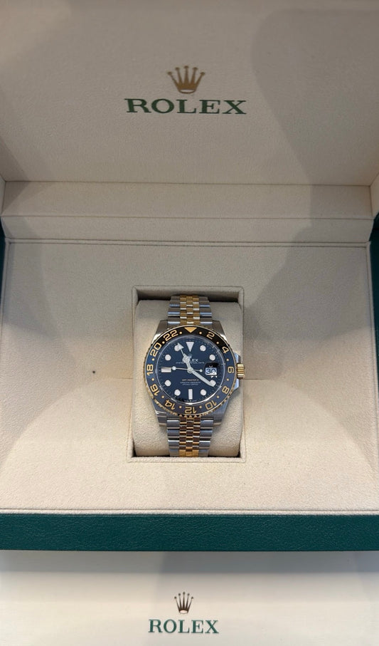 Rolex GMT Master II Steel/Gold Zombie Like New 40mm 2024 Full Set