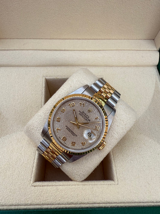 Rolex Datejust 16233 36mm Steel/Gold Automatic Only With Box