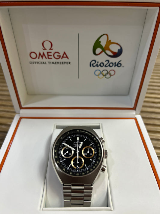 Omega Speedmaster Mark II Rio 2016 Edition 522.10.43.50.01.001 42.5mm Stainless Steel Automatic 2021 Full Set Men’s