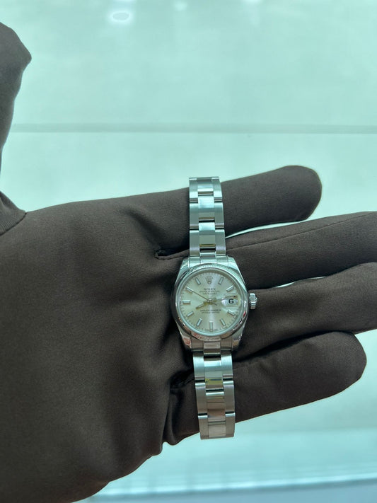 Rolex Ladies Datejust 26mm 2010 Year. 179160 Only With Box. Polished