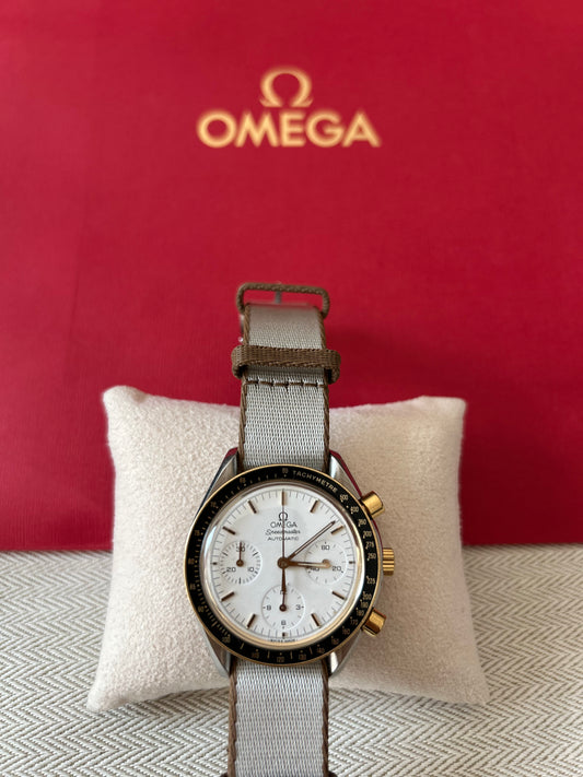 Omega Speedmaster Reduced 3510.50 39mm Steel Gold Automatic Without Box and Papers