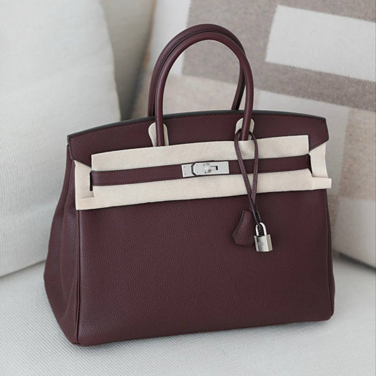 Hermes Birkin 35 Bordeaux PHW 2017 New