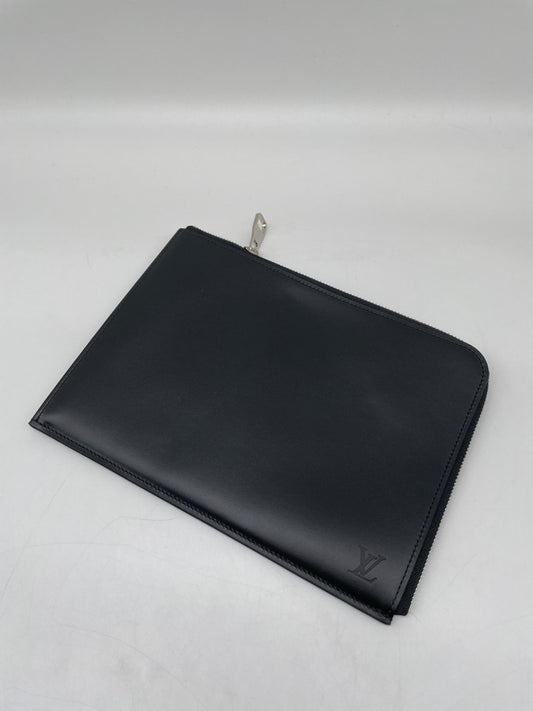 Louis Vuitton Pochette Jour PM Clutch Bag Noir Black R99303
New