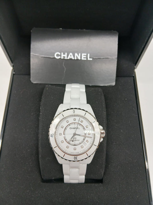 Chanel J12 Ladies 2025 Full Set Used 38mm Ceramic Automatic H5705