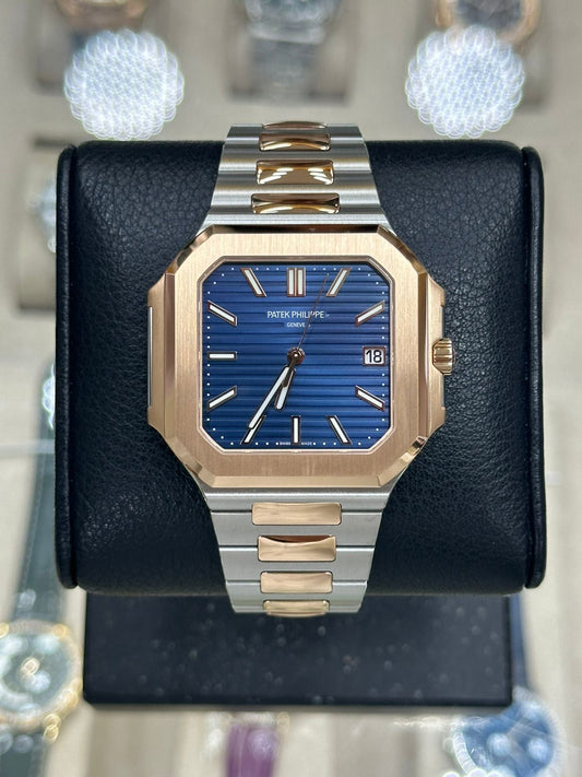 Patek Philippe Cubitus 45mm Two-Tone Blue Dial 2025 New Full Set Ref:5821/1AR