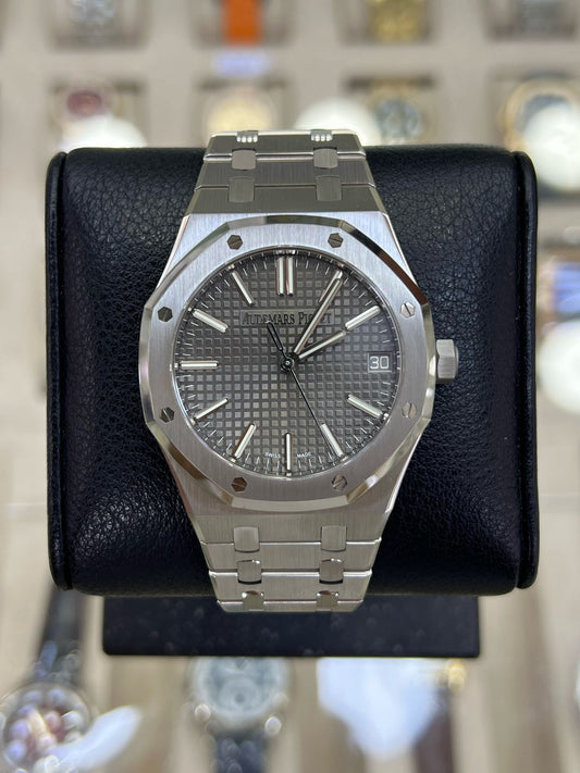 Audemars Piguet Royal Oak Selfwinding 41mm Stainless Steel Grey Dial New 2025 Ref: 15510ST.OO.1320ST.10