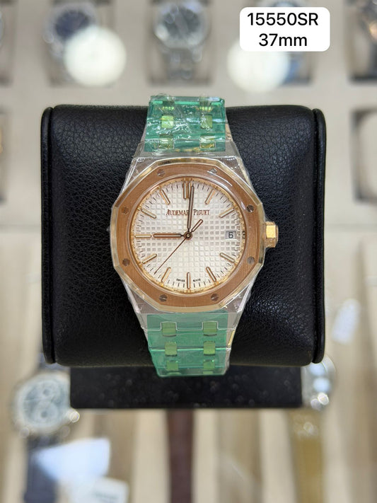 Audemars Piguet Royal Oak Selfwinding 37mm Silver Dial Stainless Steel and Rose Gold New 2025 Full Set Ref:1555SR.OO.1356SR.02