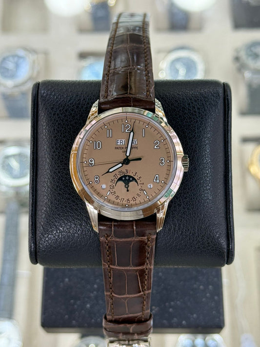 Patek Philippe Perpetual Calendar 40mm Grand Complications Salmon Dial Perpetual Calendar White Gold New 2025 Full Set Ref:5320G-011
