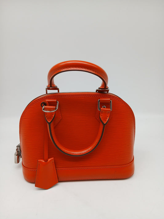 Louis Vuitton Alma BB Epi Orange 
In Excellent Condition
