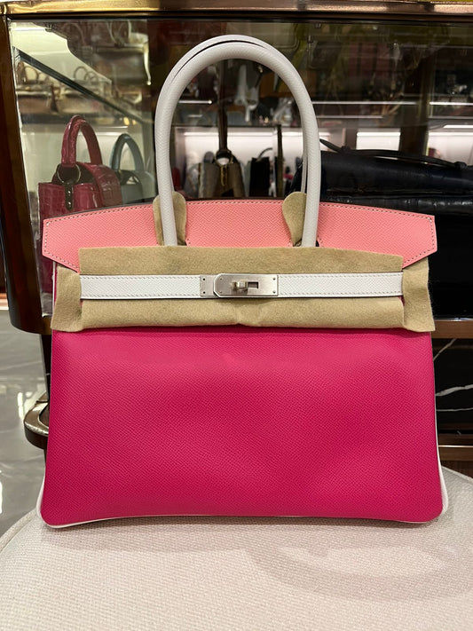 Hermes Birkin 30 
Beige Du Weimar 
PHW
Jonathan
Y(2020) 
New