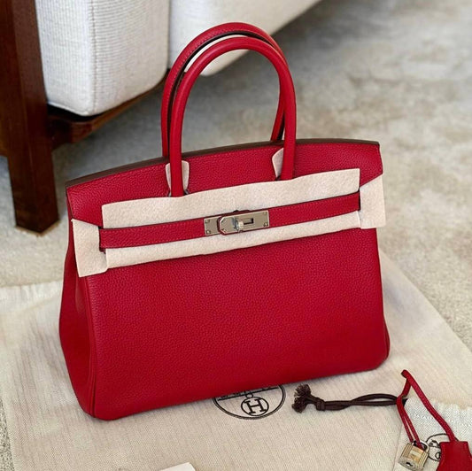 Hermes Birkin 30 Like New With Stickers Full Set