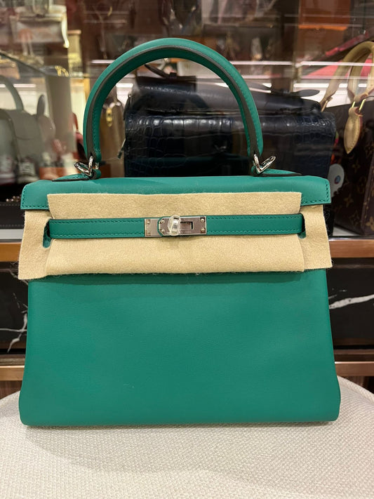 Hermes Kelly 25
Vert Vertigo
PHW
Swift 
W(2024) 
Brand New