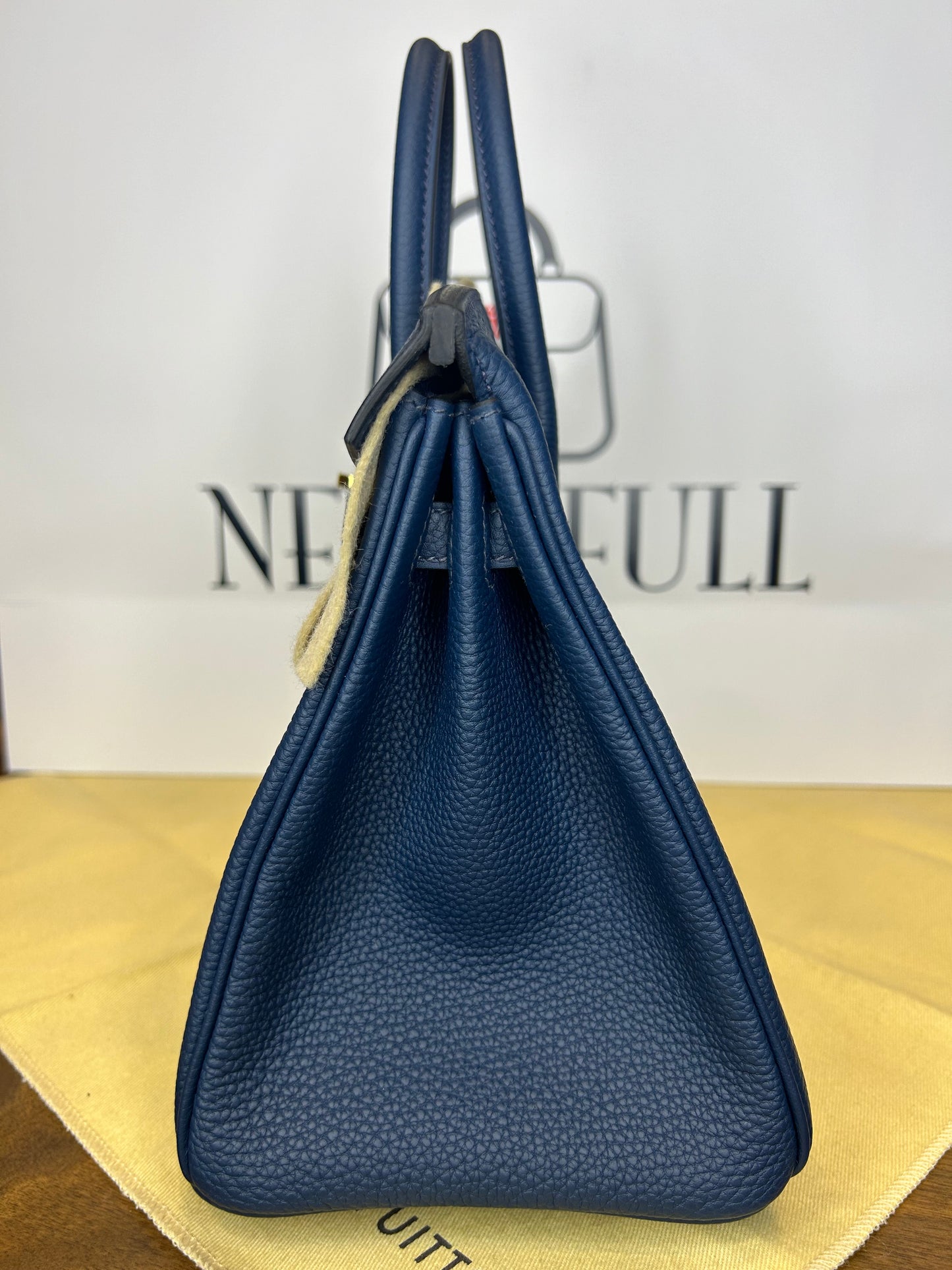Hermes Birkin 25 Bleu De Prusse GHW New 2024 Full Set