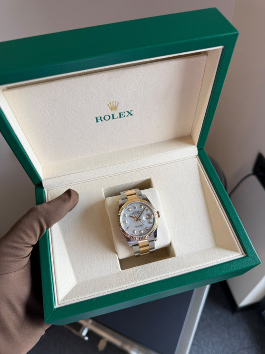 Rolex Datejust 36mm Ladies Steel/Yellow Gold Automatic 126233 Used 2018 Year