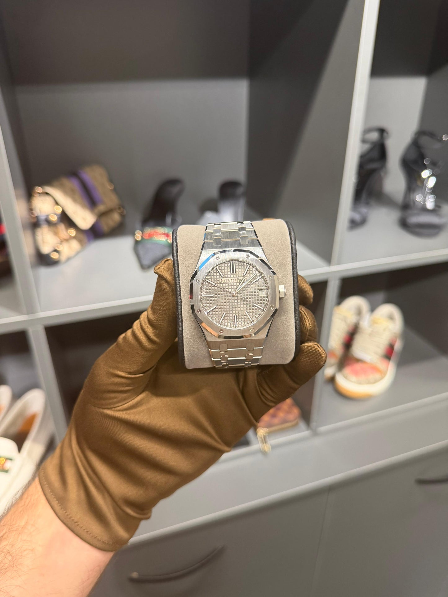 Audemars Piguet 15510ST.OO.1320ST.05 41mm Used With Papers 2026 Gray Dial Steel Automatic Men’s