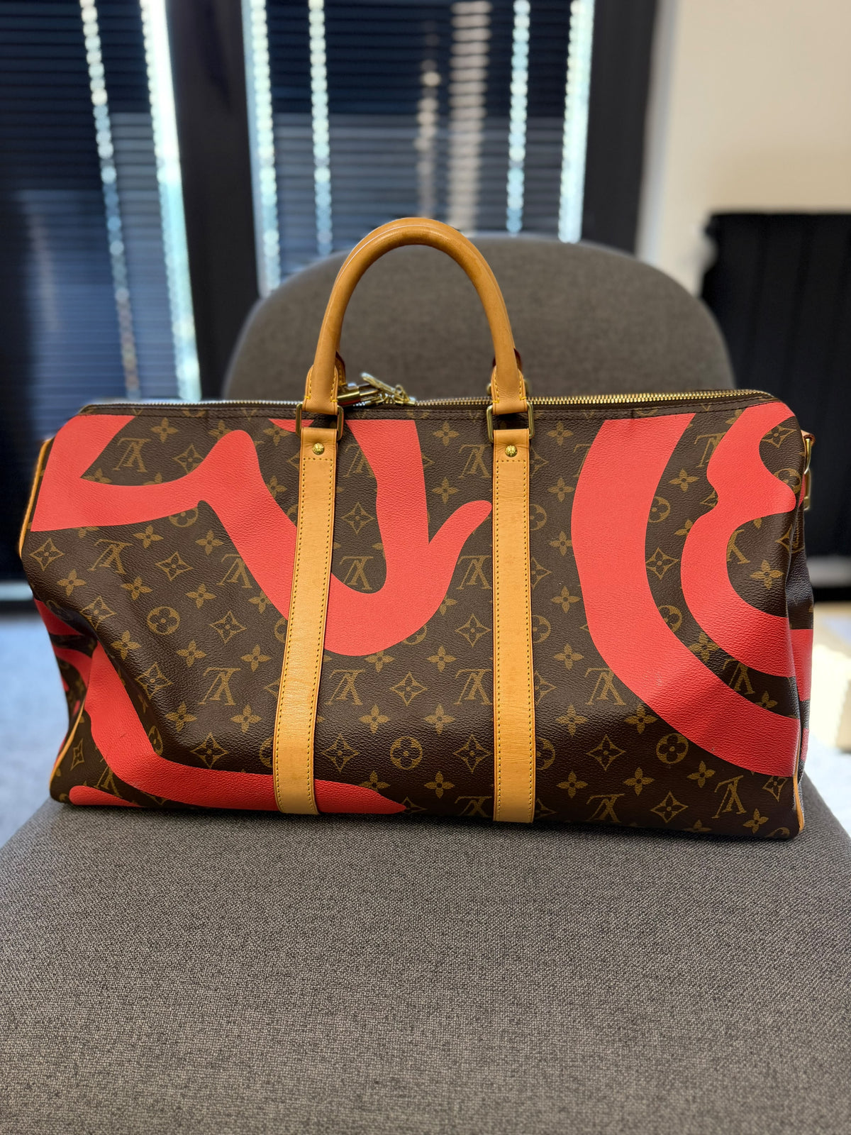 Louis Vuitton Ultra Rare Keepall 50 Monogram Canvas x Saint Tropez Bandouliere Tahitienne Cities Limited Edition 150 Piece