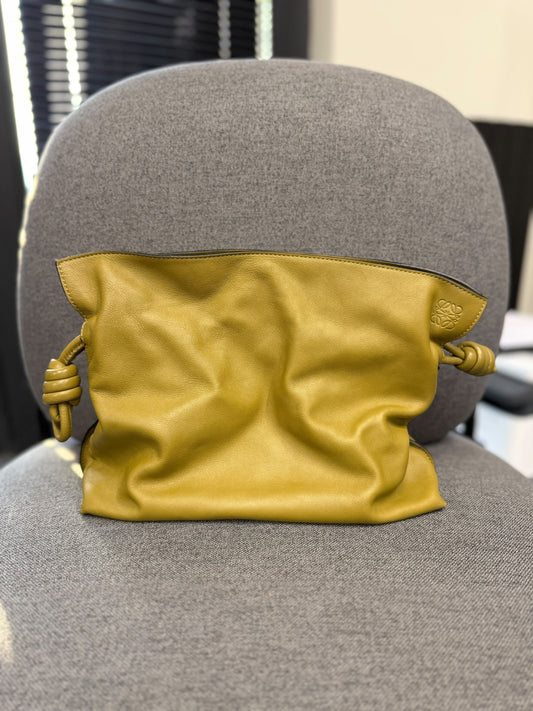 Loewe Flamenco Leather Clutch Bag