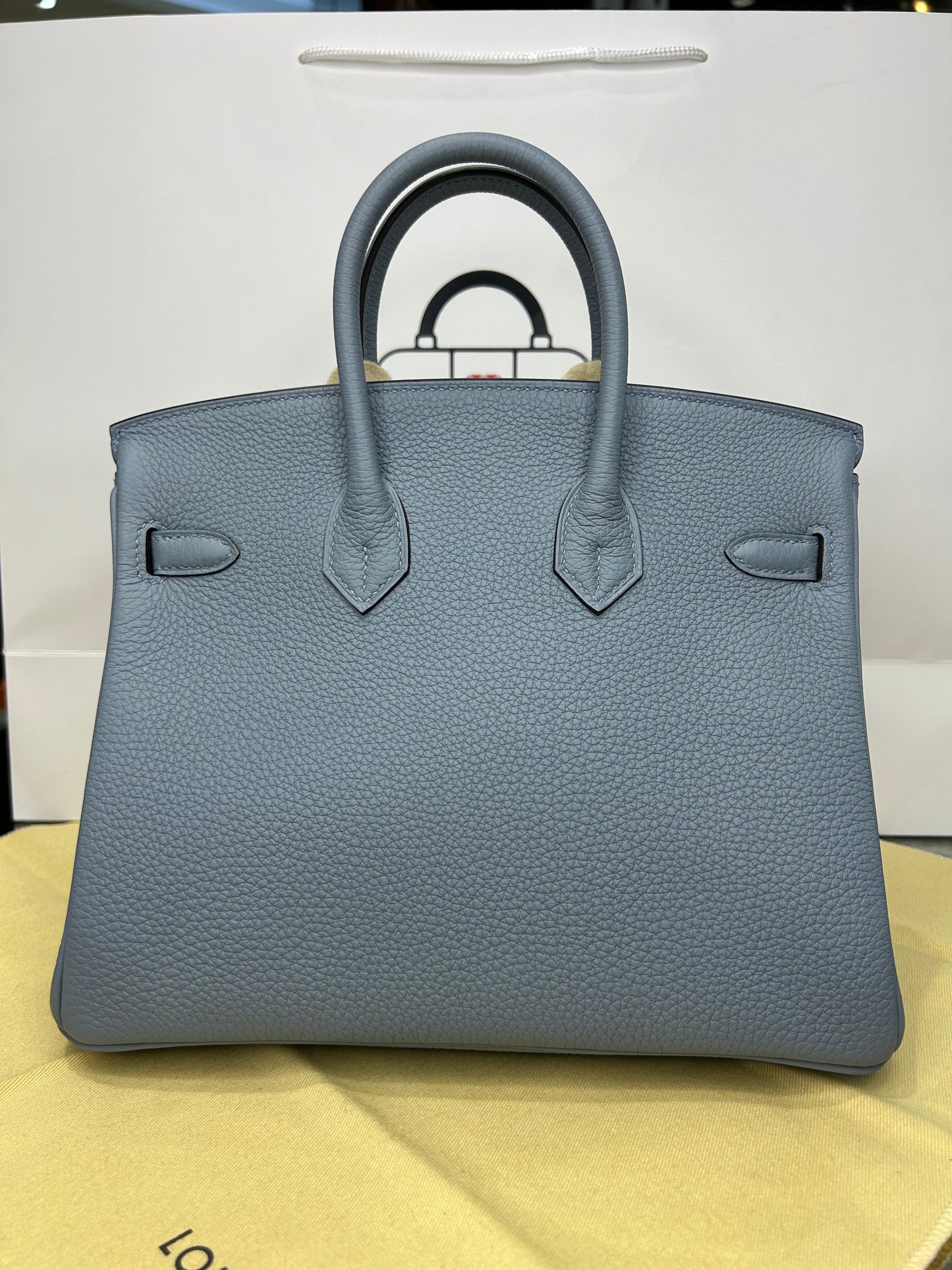 Hermes Birkin 25 Verso Veau PHW New 2023