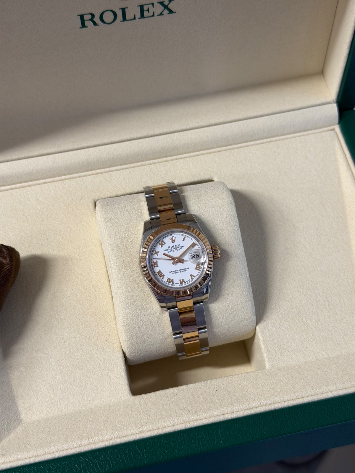 Rolex Ladies Datejust 28mm Steel/Yellow Gold Automatic 279171 Only With Box Used