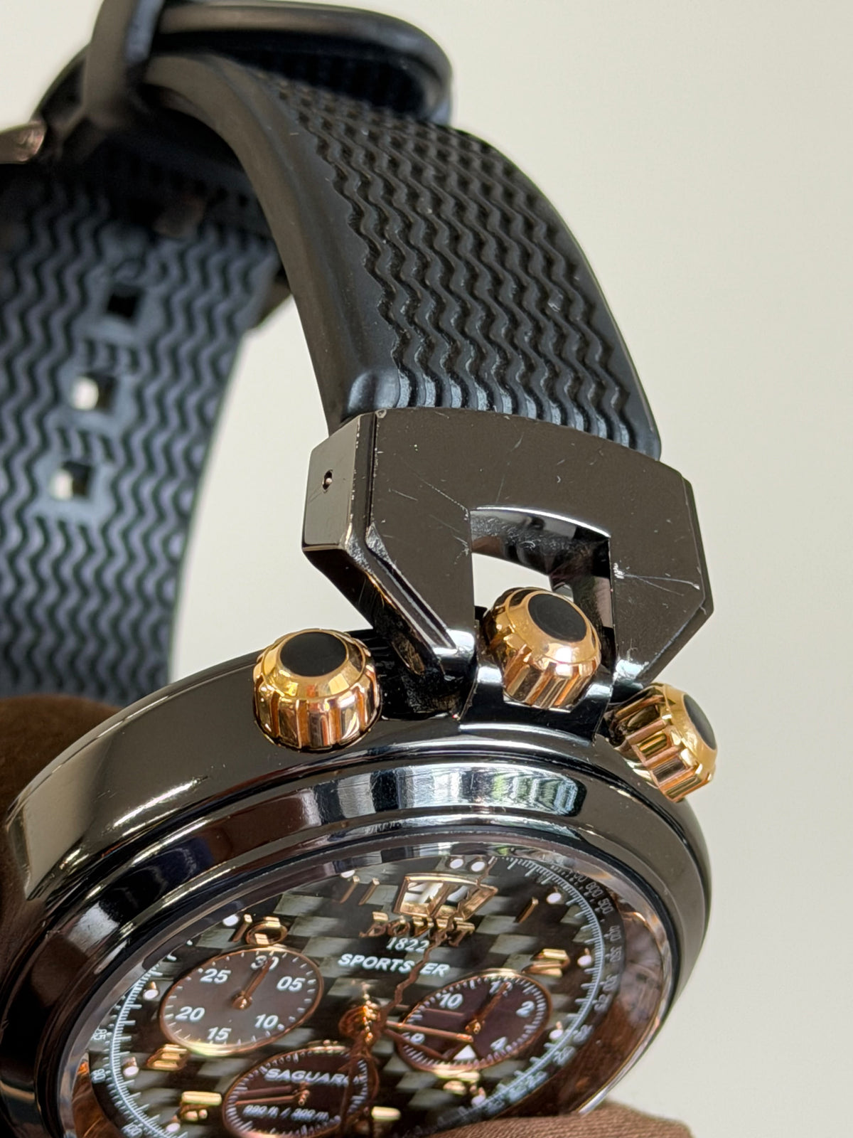 BOVET Sportster SAGUARO Chronograph 46mm Steel/Gold Automatic SP0367 Used Full Set 2010 Year Men’s