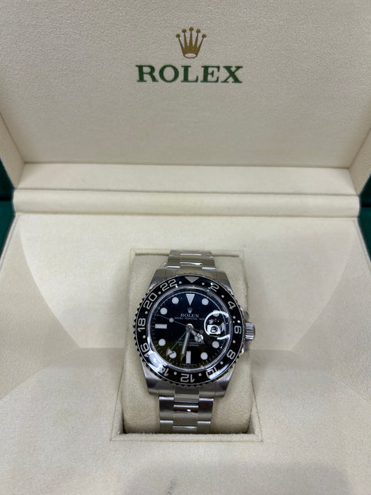 Rolex Men’s GMT Master II Steel 40mm 116710 Automatic 2009 Full Set Polished