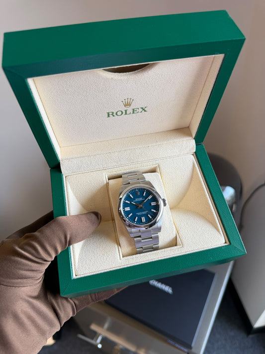 Rolex Oyster Perpetual 41mm Steel Blue Dial 134300 Automatic Men’s New 2025 Full Set