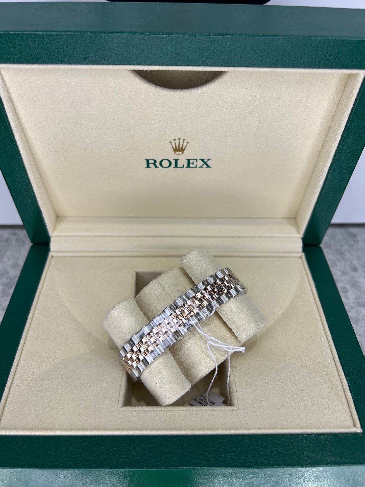 Rolex Ladies Datejust 31mm Steel/Gold Automatic With Diamonds Pink Dial 178271 Polished 2017 Full Set