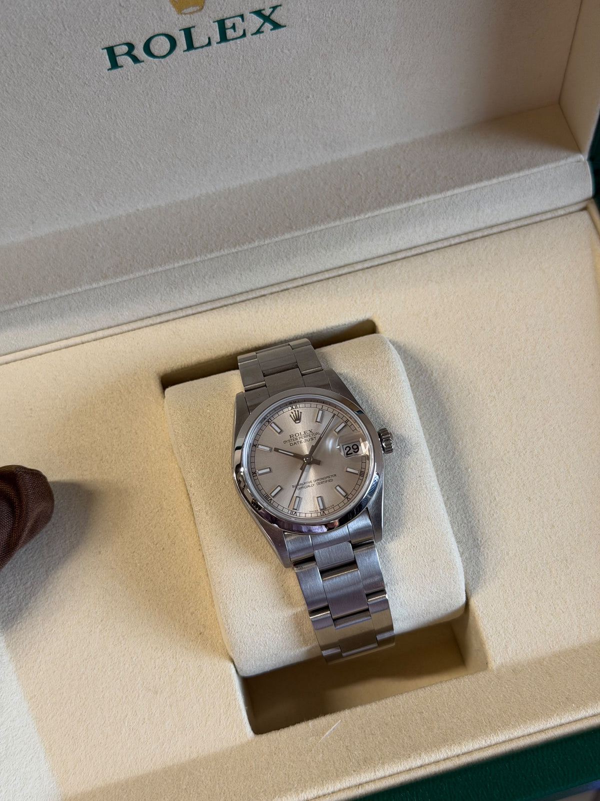 Rolex Ladies Vintage Datejust 31mm Steel Automatic Only With Box