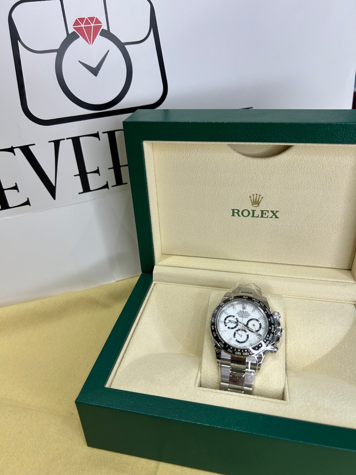 Rolex Daytona 40mm Stainless Steel 126500LN White Dial Panda 