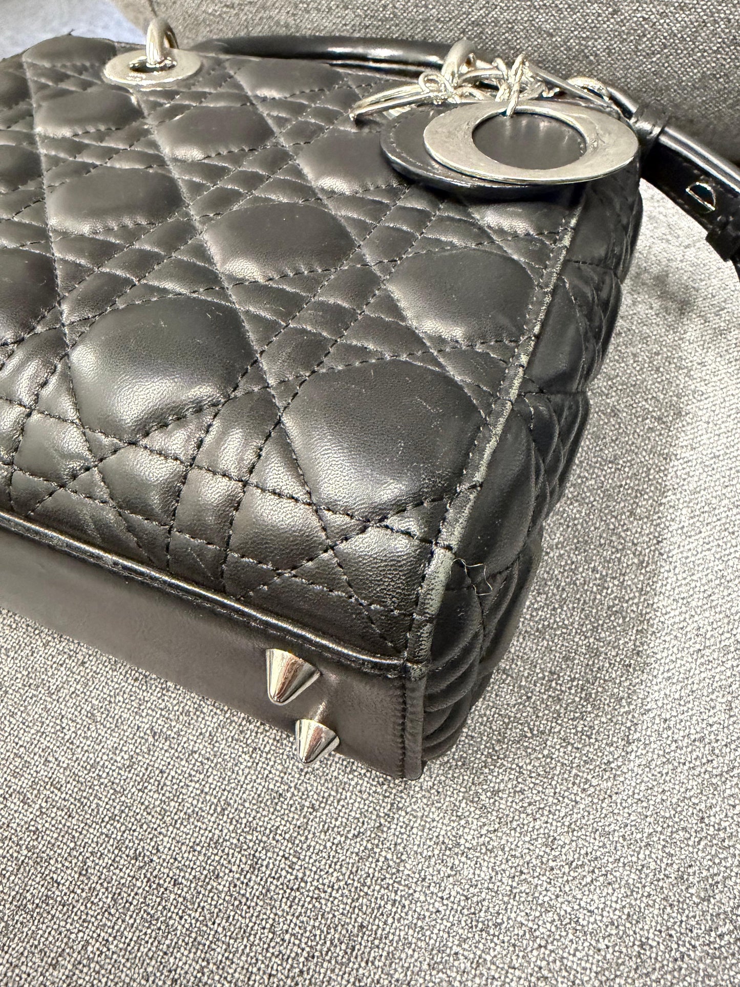 Dior Mini Lady Dior Black Cannage Bag