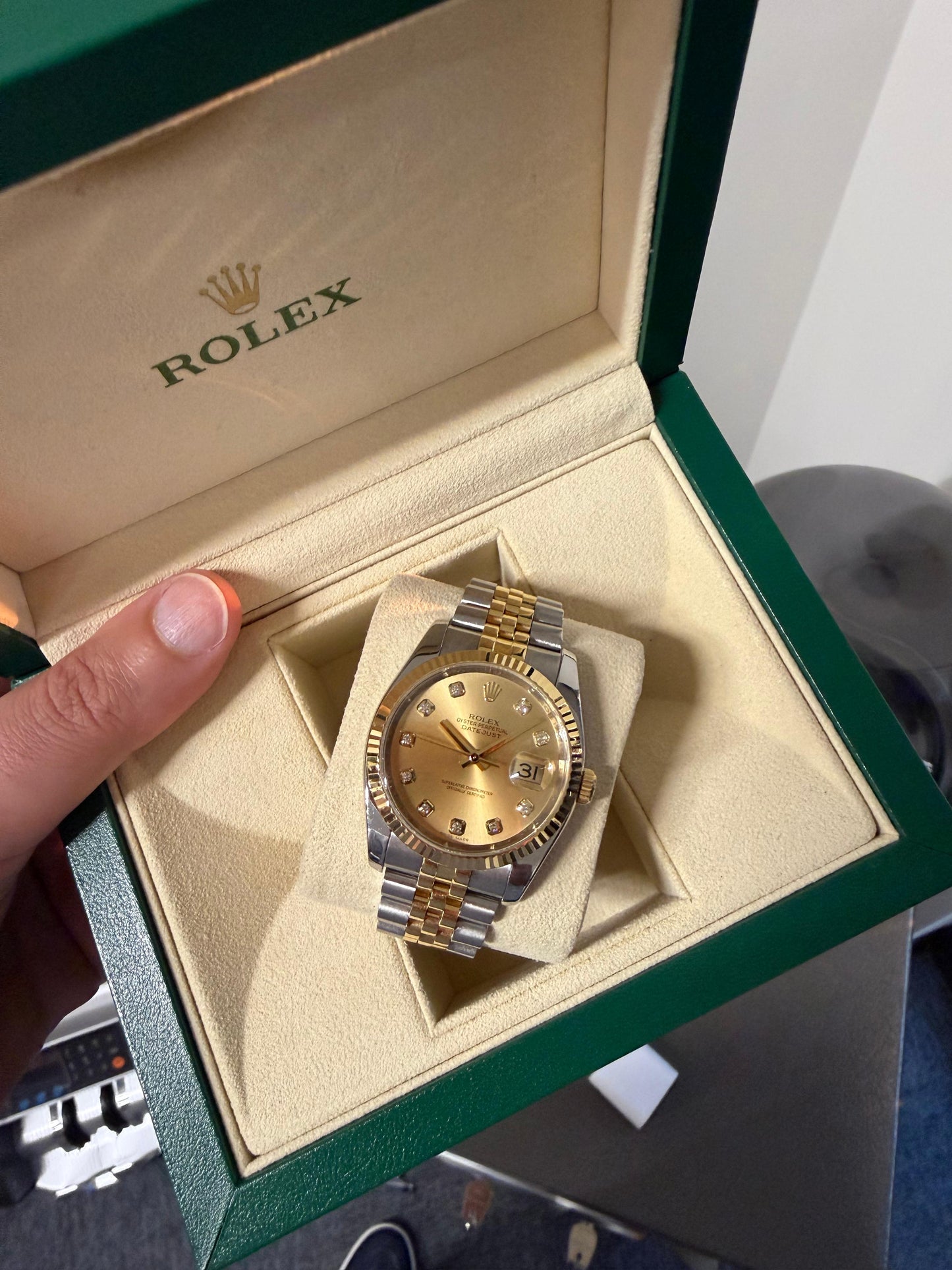 Rolex Ladies 116233 36mm Steel/Gold Automatic 2008 Year With Box and Papers