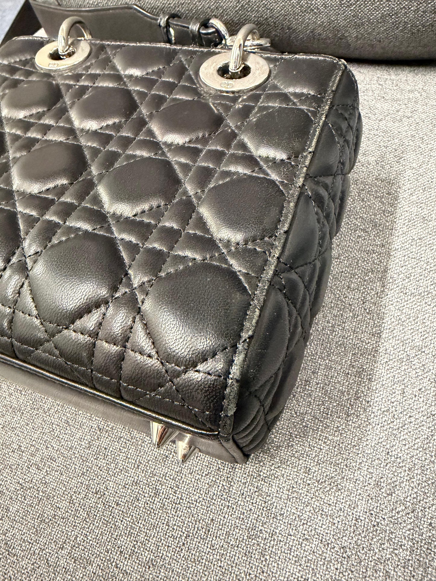 Dior Mini Lady Dior Black Cannage Bag