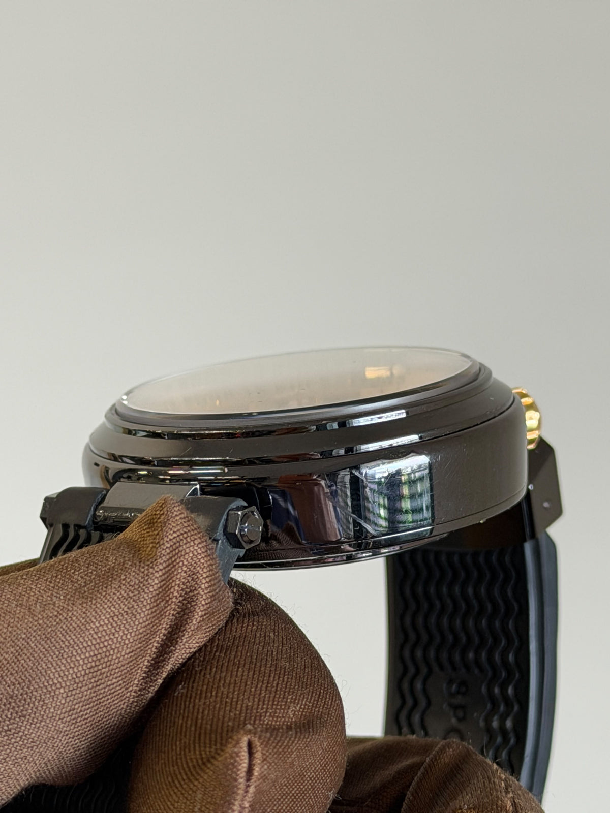BOVET Sportster SAGUARO Chronograph 46mm Steel/Gold Automatic SP0367 Used Full Set 2010 Year Men’s