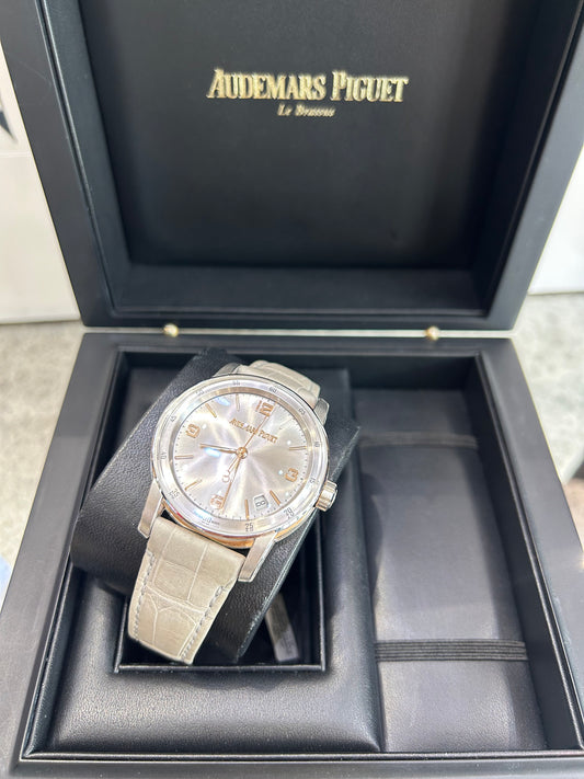 Audemars Piguet Code 11.59 18K Rose Gold/White Gold 41mm 15210CR.OOA009CR.01 Unused Full Set