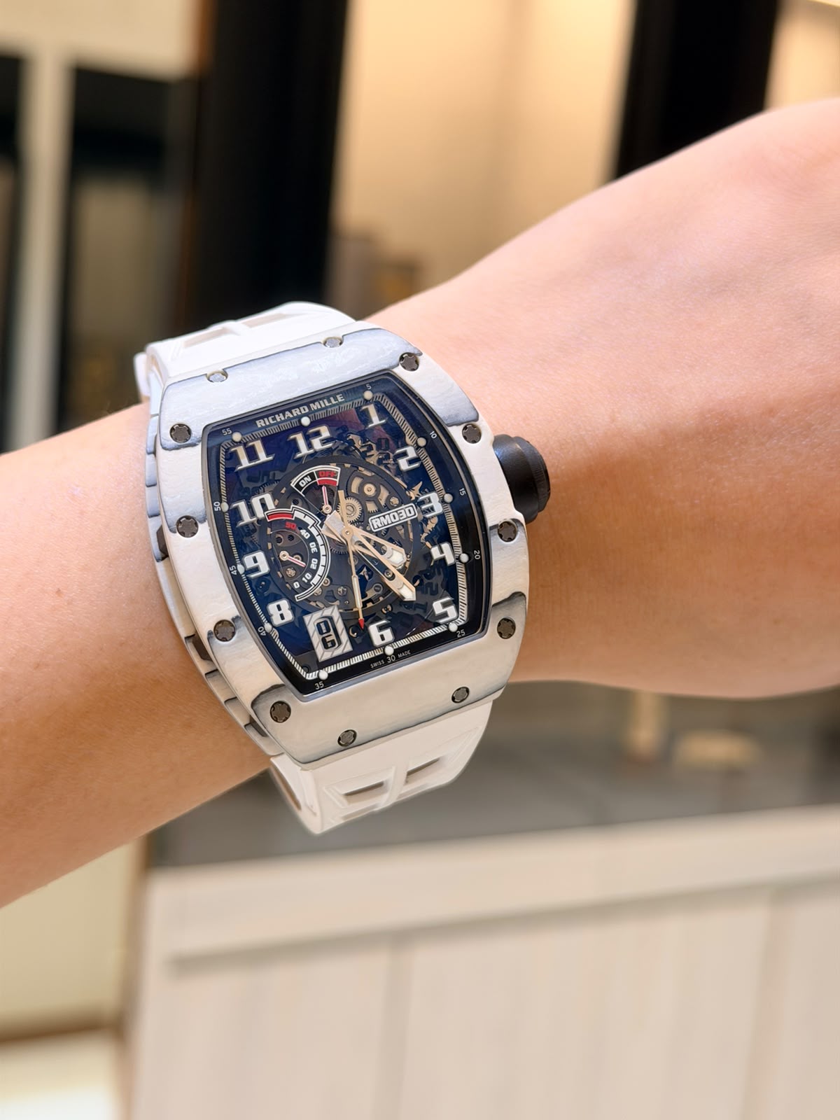 Richard Mille RM 030.                      White Rush Limited Edition