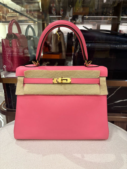 Hermes Kelly 25
Rose Azalee
GHW
Swift
A (2017)
New