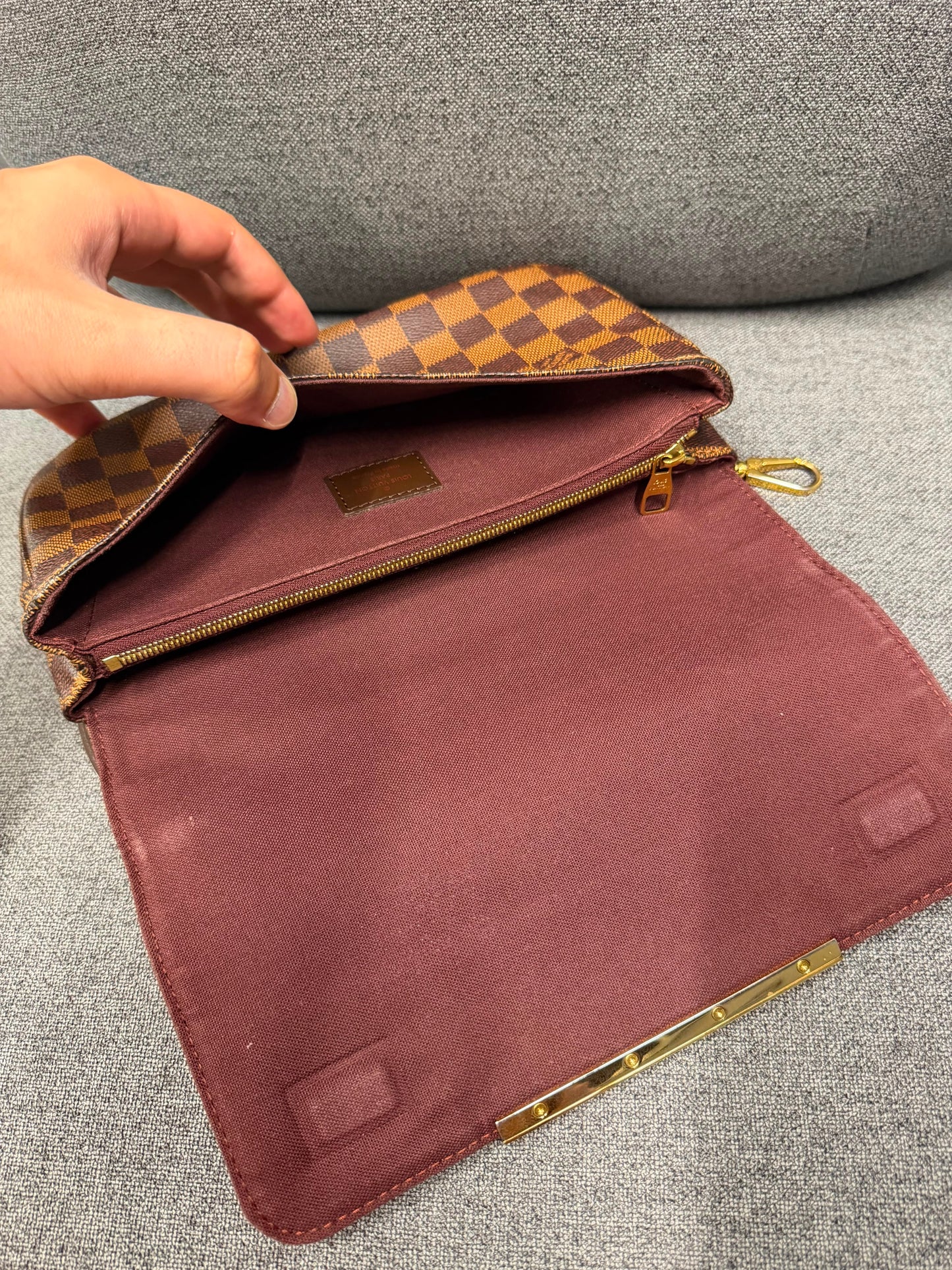 Louis Vuitton Damier Ebene Shoulder Bag