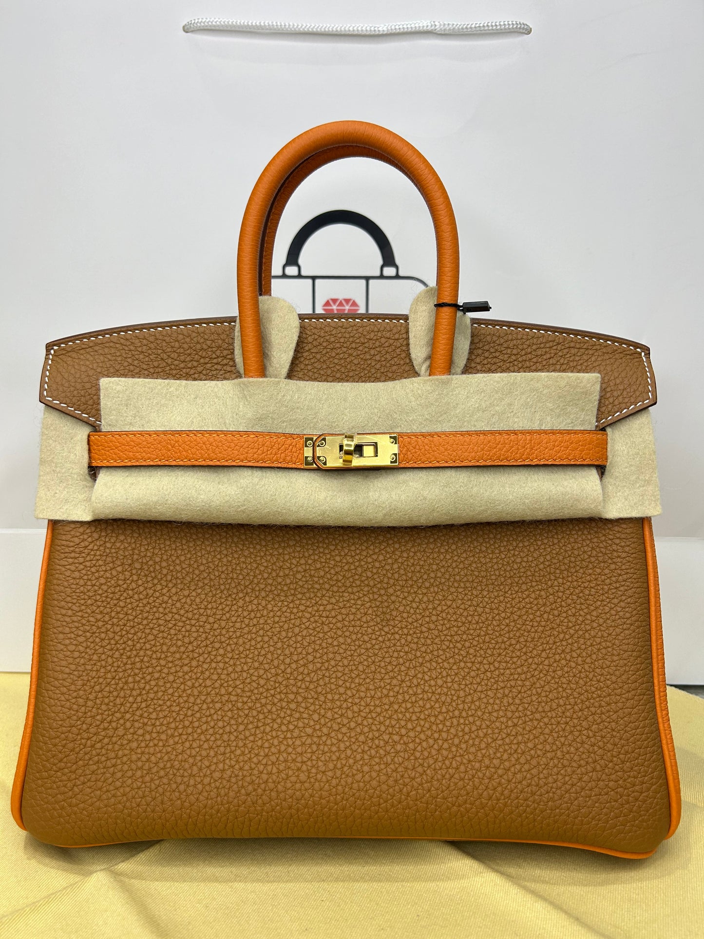 Hermes Birkin 25 Veau Togo Perso GHW Multicolor New 2024