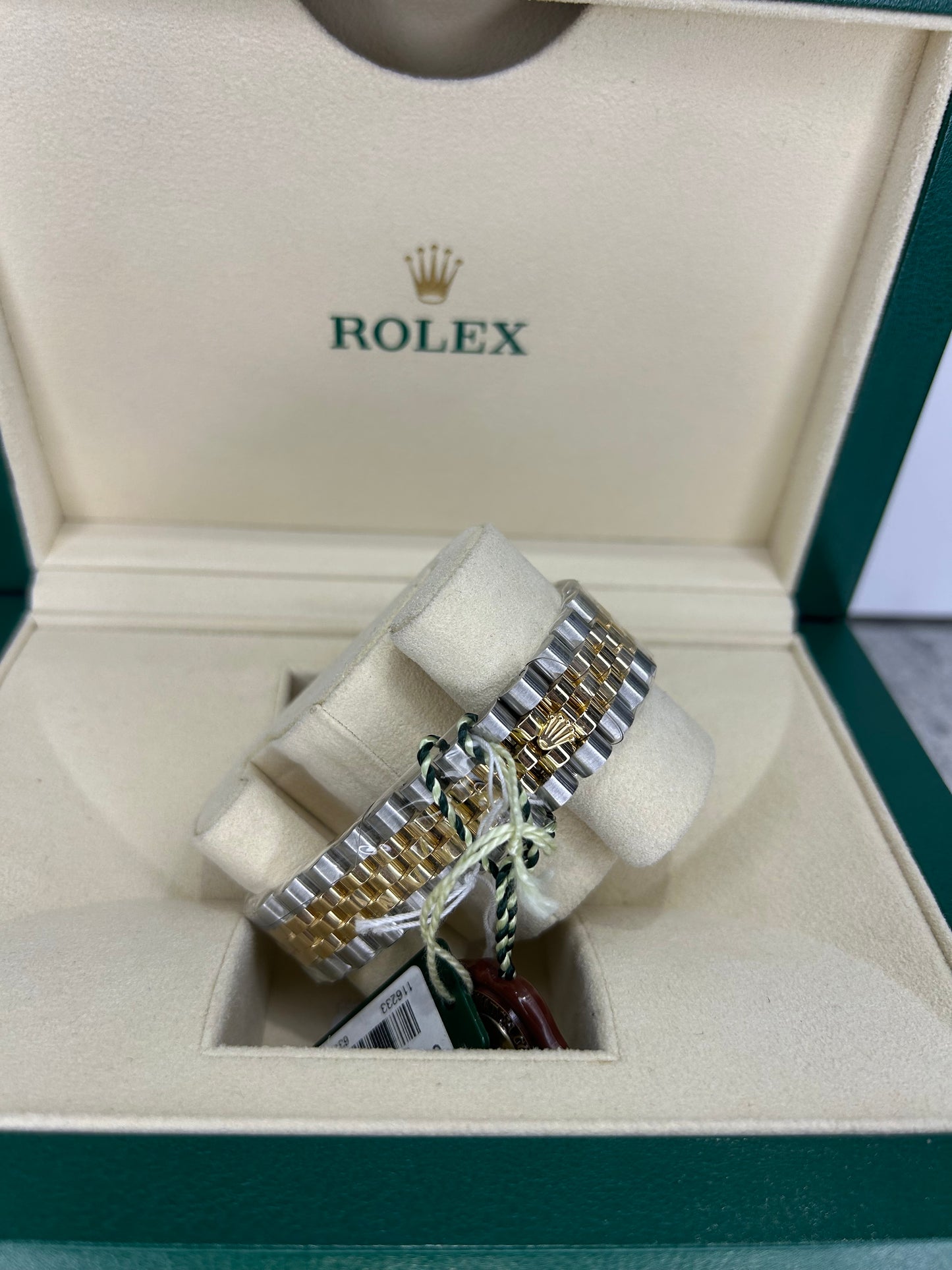 Rolex Ladies Datejust 36mm Steel/Gold With Diamonds 116233 Full Set 2015 Polished