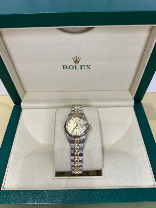 Rolex Ladies 26mm 1996 Year Steel/Gold Automatic Polished