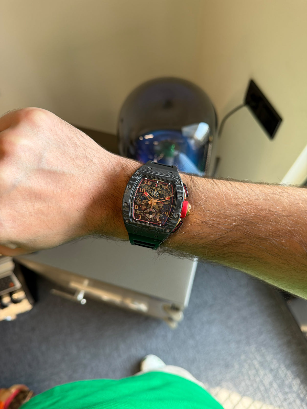 Richard Mille RM 011 “Romain Grosjean” — Lotus F1 Team (2014). With Box And Papers
