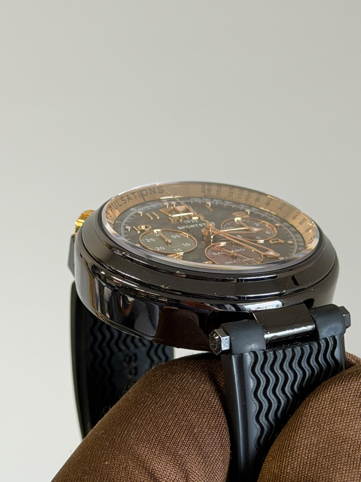 BOVET Sportster SAGUARO Chronograph 46mm Steel/Gold Automatic SP0367 Used Full Set 2010 Year Men’s
