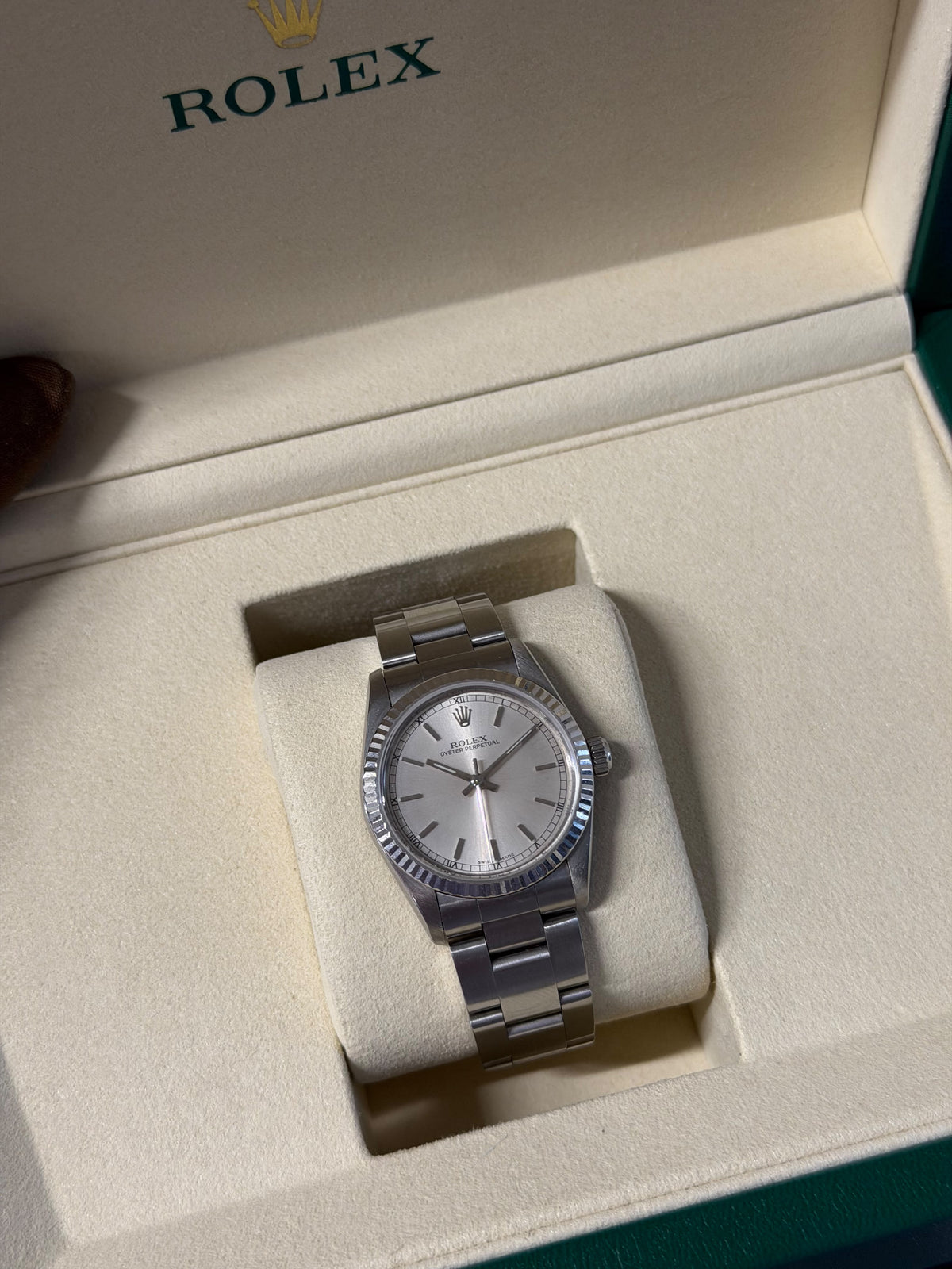 Rolex Vintage Oyster Perpetual 31mm Steel Automatic Only With Box