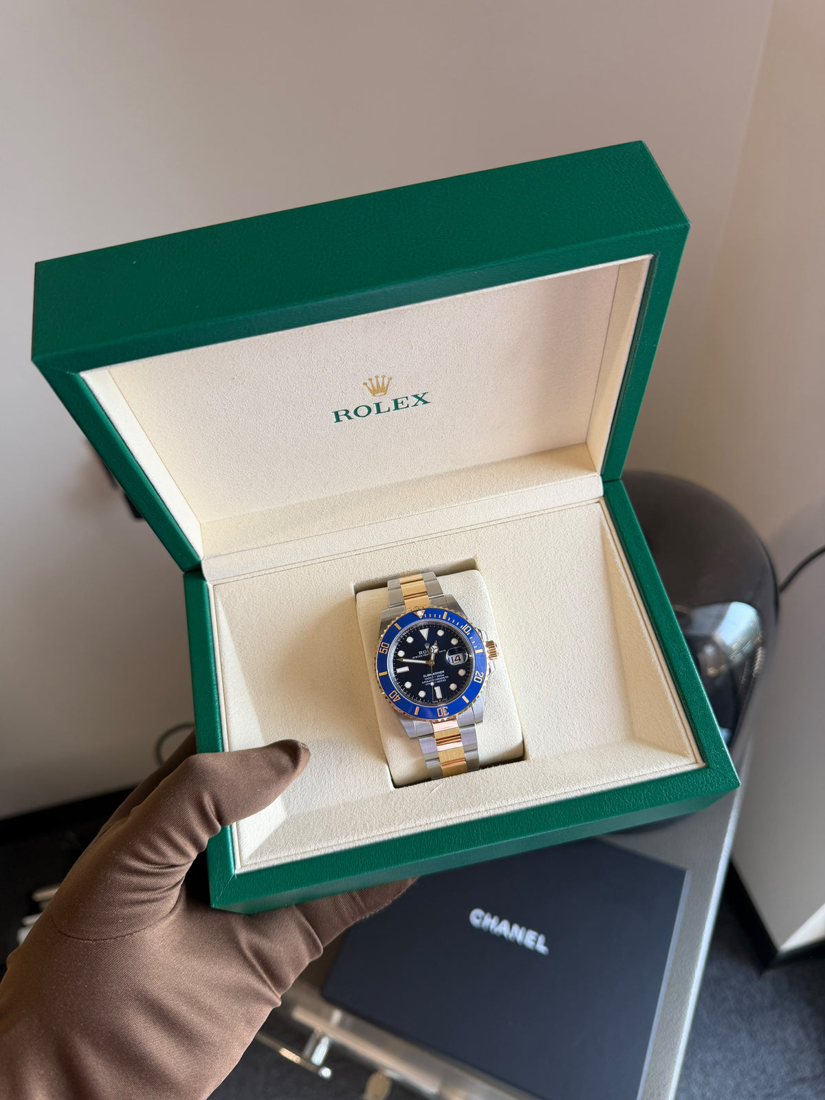 Rolex Subamariner 41mm Steel/Yellow Gold Automatic Blue Dial 2026 Like New Full Set 126613LB