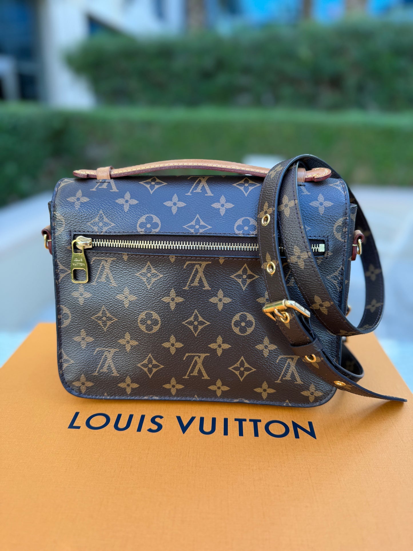 Louis Vuitton Pochette Métis Monogram Canvas Brown