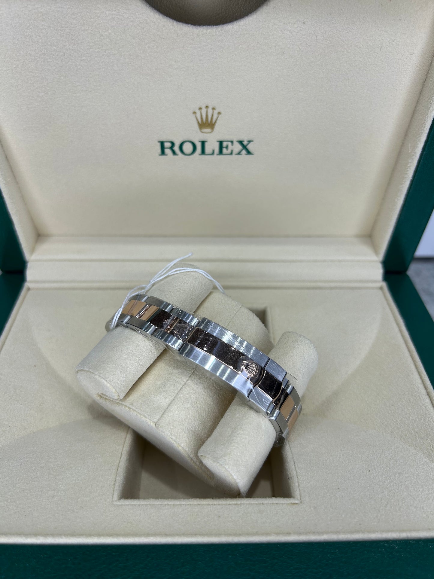 Rolex Ladies Datejust 28mm Steel/Gold Purple Dial With Diamonds 279171 Automatic Unused 2018 Year. Full Set