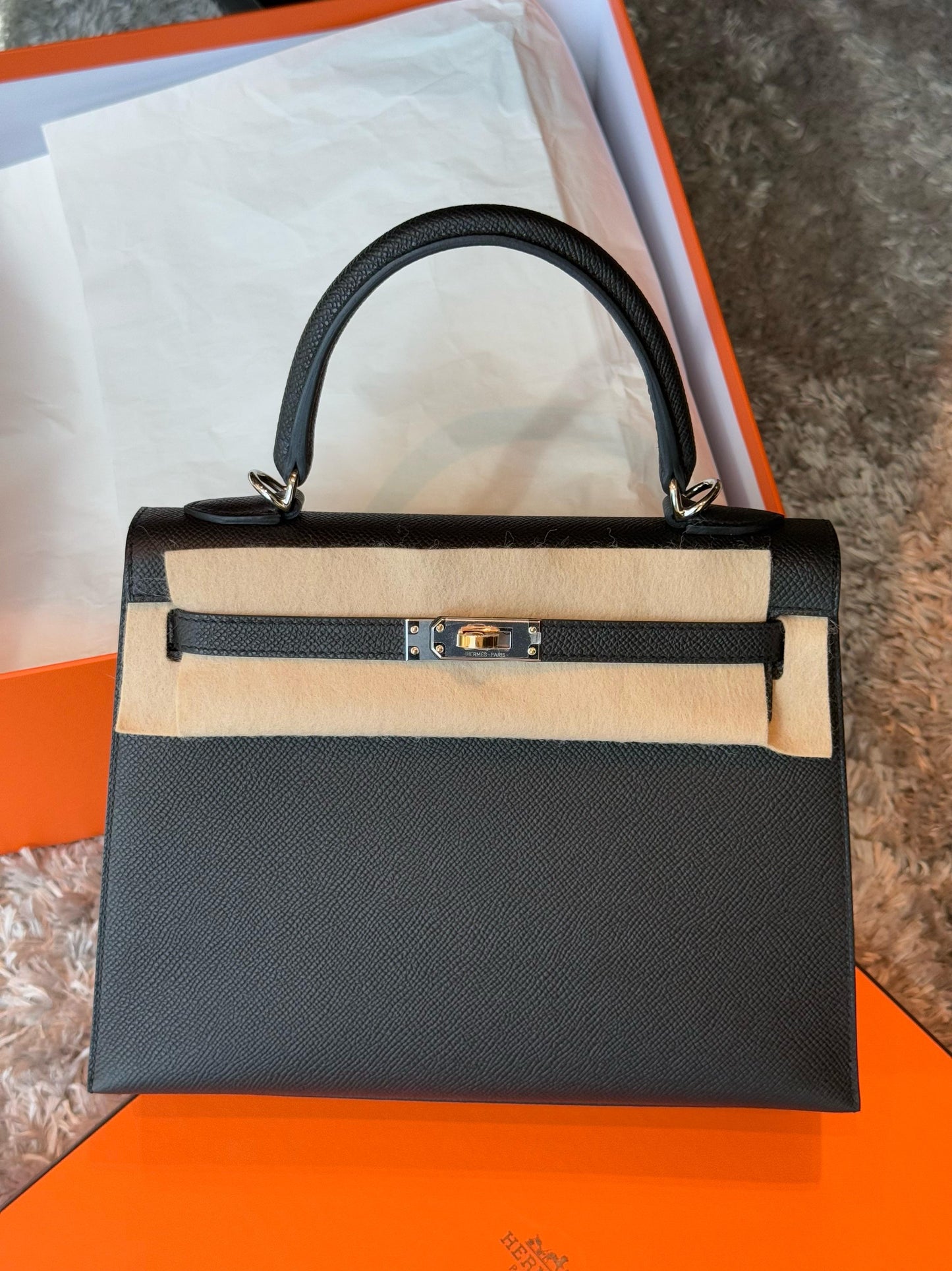 Hermes Kelly 25 Epsom Sellier 2024 PHW