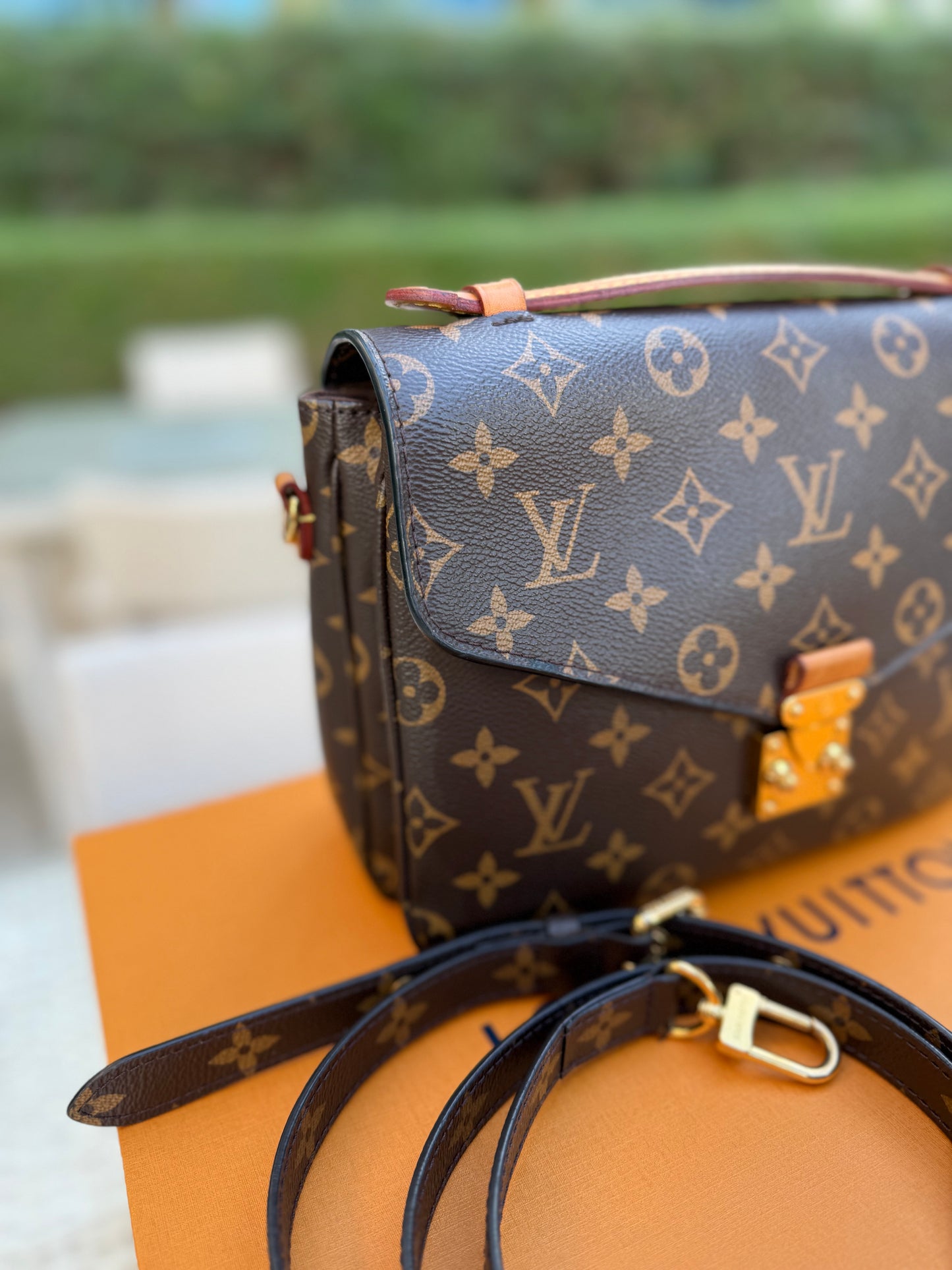 Louis Vuitton Pochette Métis Monogram Canvas Brown
