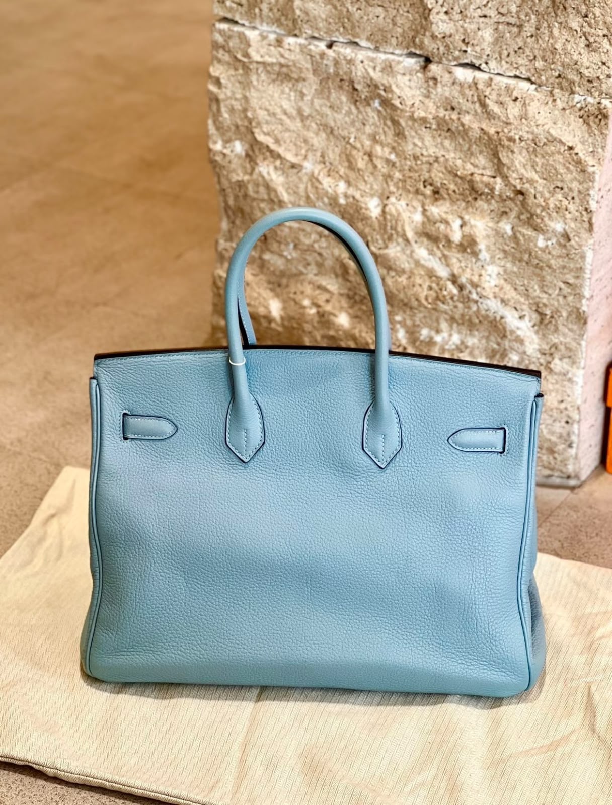 Hermes Birkin 35 PHW Almost New Color 7G 2009 Year